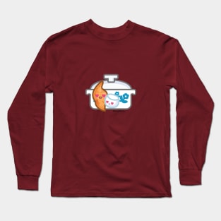 Kawaii Sweet Potato Casserole Long Sleeve T-Shirt